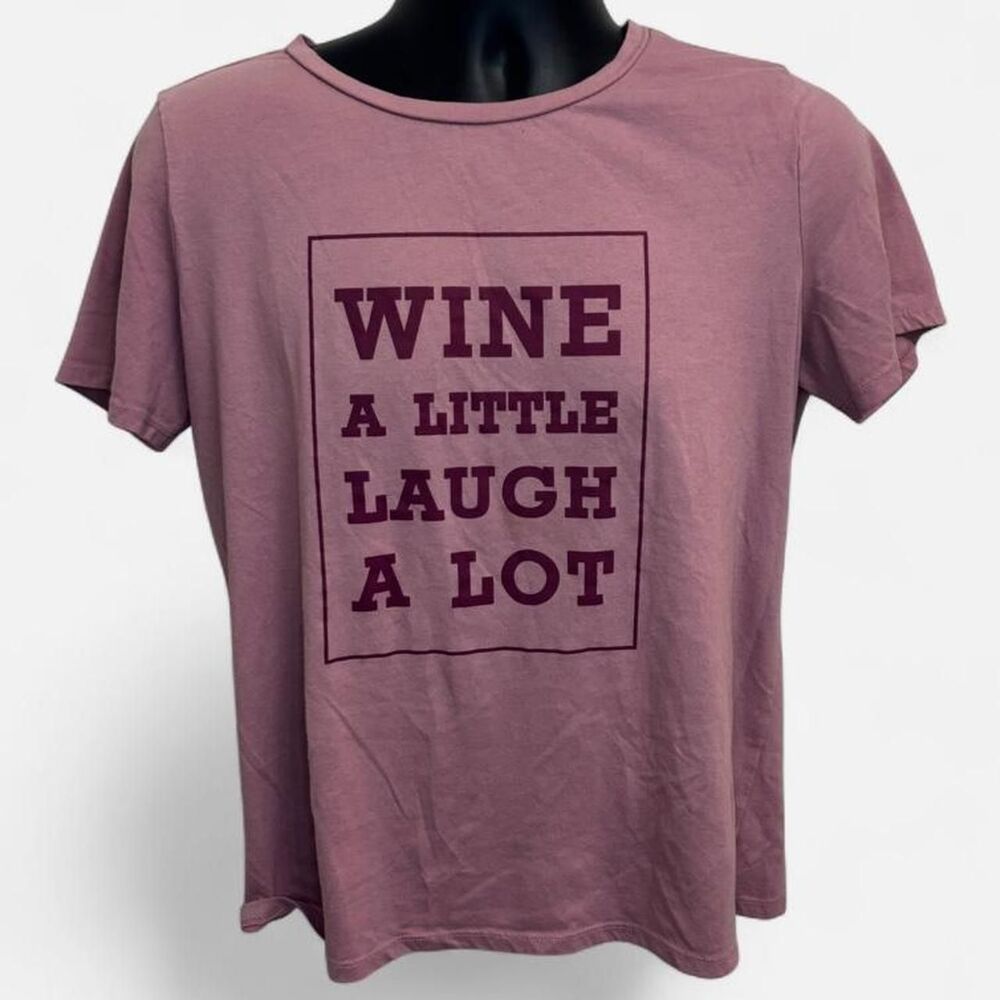 Nine-west Women's Pink and Purple T-shirt